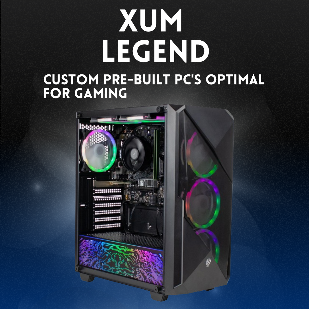 XUM Legend Gaming PC intel core i7 3770 16GB RAM GTX 1050Ti 4GB 